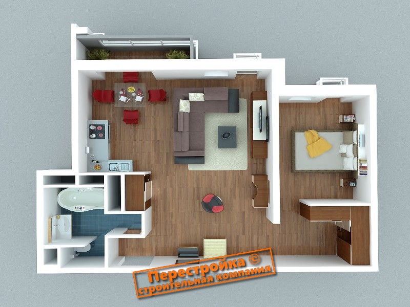 Дизайн проект интерьера квартиры от DesignMakers